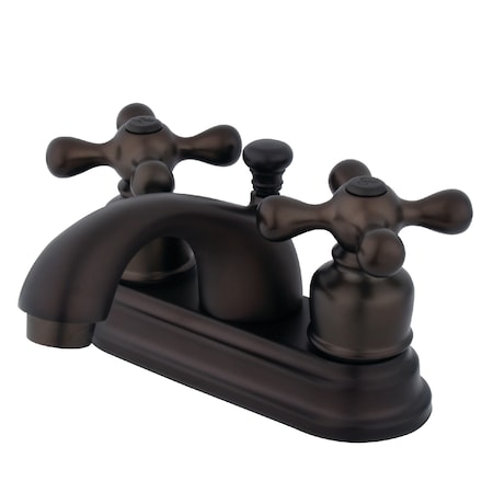 Kingston Brass 4" Centerset Bathroom Faucet, Oil Rubbed Bronze KB2605AX